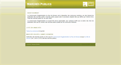 Desktop Screenshot of marchespublics.pays-romans.org