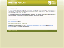 Tablet Screenshot of marchespublics.pays-romans.org